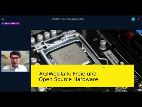 #GIWebTalk: Freie und Open Source Hardware
