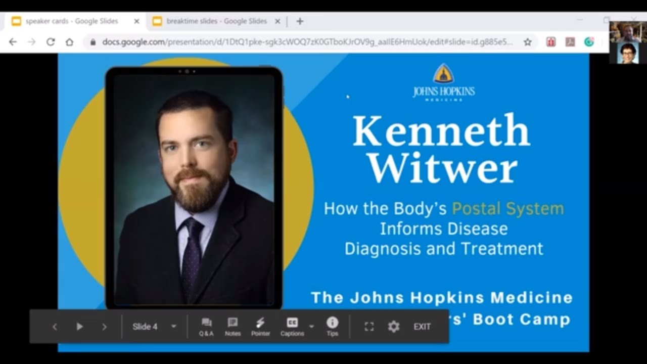 2020 Science Writers' Boot Camp: How the Body’s Postal System Informs Disease Diagnosis & Treatment