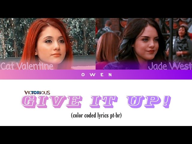 Victorious Cast 'Give it up' Color Coded Lyrics (ENG/PTBR) class=