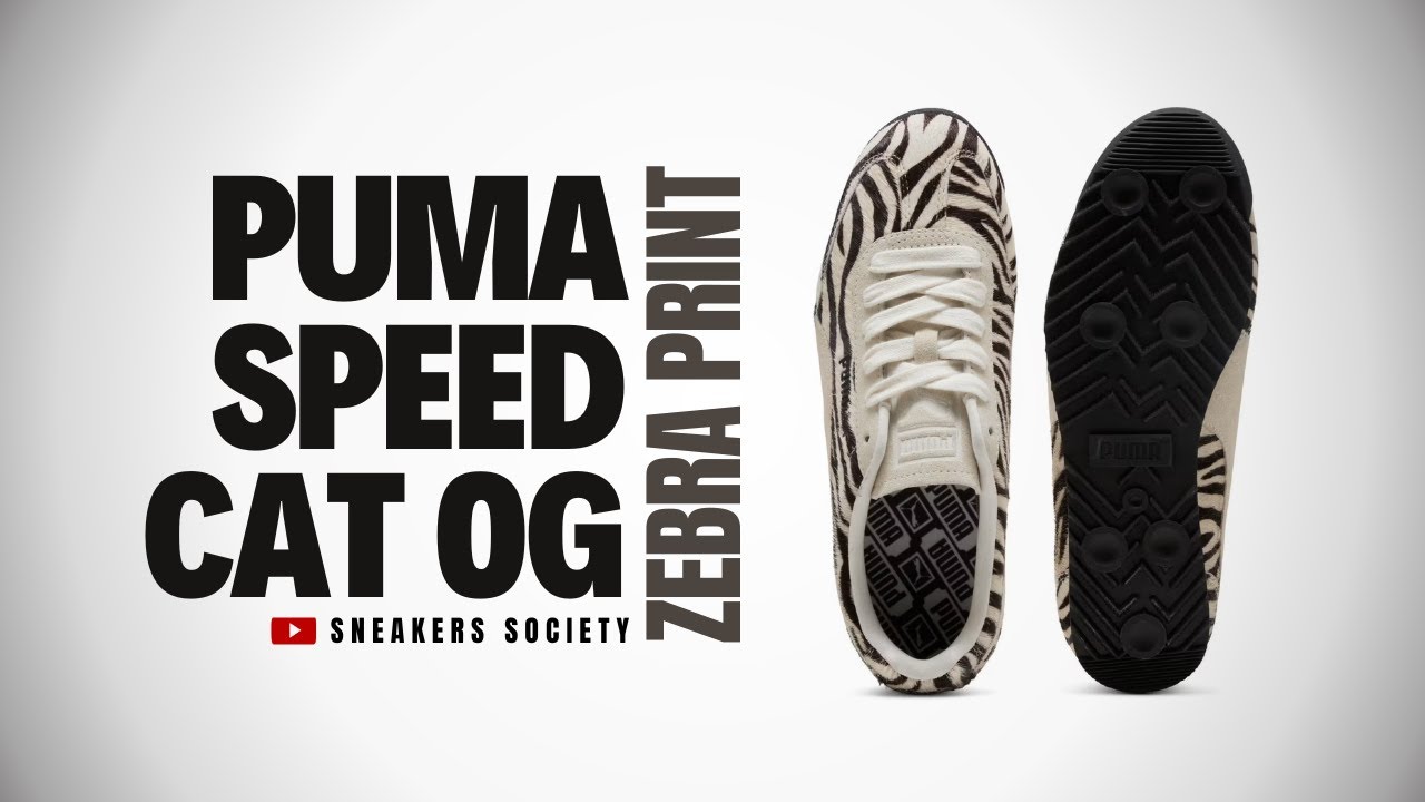 【PUMA】Women's Speedcat zebra print ZEBRA PRINT 2025 Puma Speedcat OG | DETAILED LOOK + PRICE
