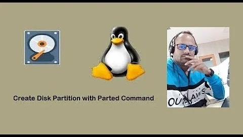 parted command in rhel8