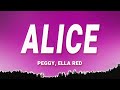 PEGGY Ella Red ALICE Red Queen Version Lyrics 
