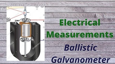 Ballistic Galvanometer. Working and theory of operation of Ballistic  galvanometer.