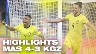 Highlights: Malaysia 4-3 Republik Kyrgyz | 16 November 2023