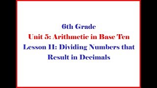 6 5 11 Illustrative Mathematics Grade 6 Unit 5 Lesson 11 Morgan