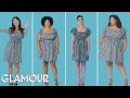 Women Sizes 0 Through 26 Try On the Same Short Dress | Glamour