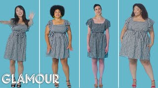 Women Sizes 0 Through 26 Try On the Same Short Dress | Glamour