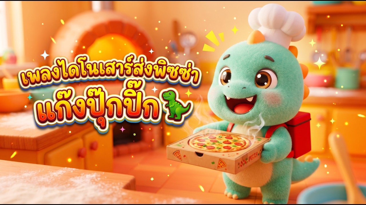 Dino Delivers the Pizza