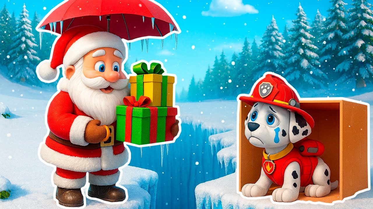 ДЕД МОРОЗ ПРИЮТИЛ БЕЗДОМНОГО МАРШАЛА ЩЕНЯЧИЙ ПАТРУЛЬ в МАЙНКРАФТ