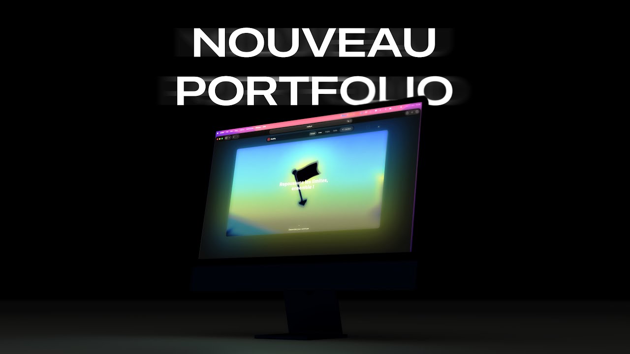 Découvrez mon nouveau portfolio