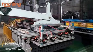 Automatic Clay Brick Gap Creating and Grouping Transporting Marshalling System Machine