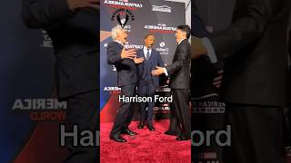 Harrison Ford Shocked Meeting Nostalgic Friend At Event 💞✨ #harrisonford
