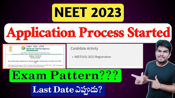 NEET 2023 Application Process Started😍 | Vishnu