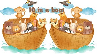 Ten In The Boat Nursery Rhymes For Babies And Cartoon Songs For Preschool Children And Kids Song