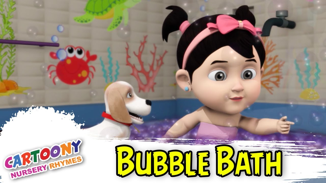 Bubble Bath Music New Animated Cartoony Nursery Rhymes New Funny