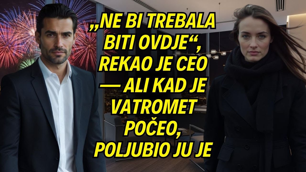 „Ne bi trebala biti ovdje“, rekao je CEO — ali kad je vatromet počeo, poljubio ju je