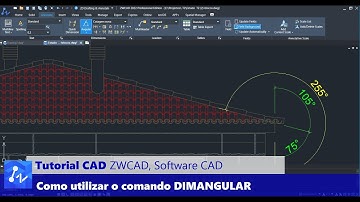 Tutorial CAD: Como Utilizar o Comando DIMANGULAR no ZWCAD