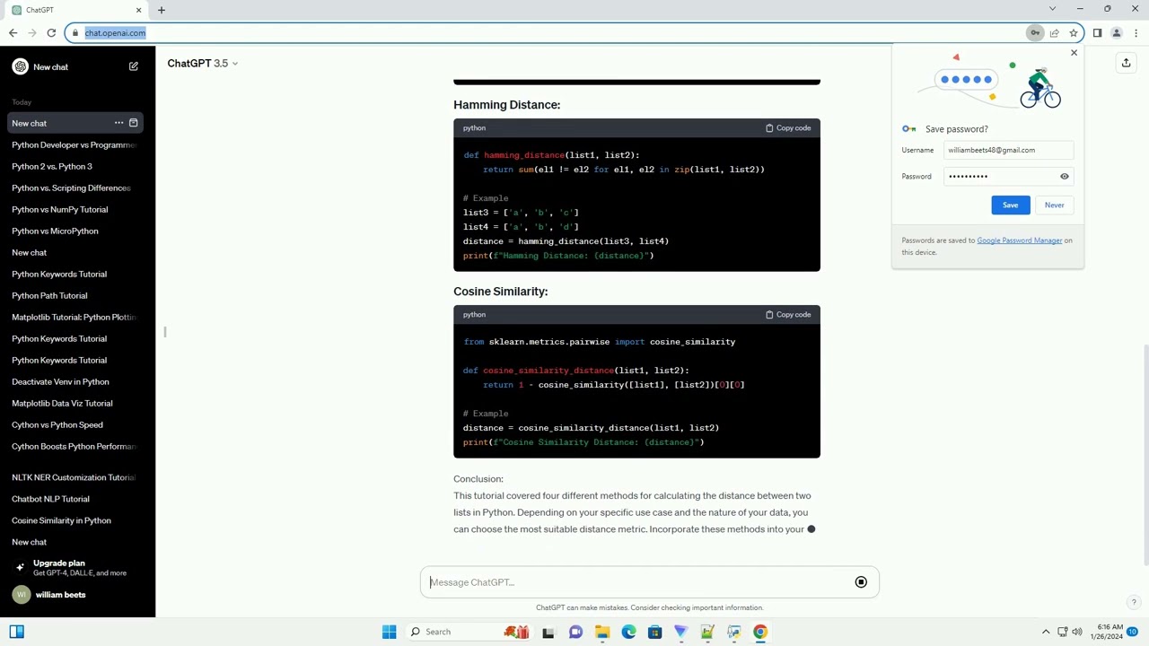 Distance Between Two Lists Python YouTube Distance Between Two Lists Python YouTube