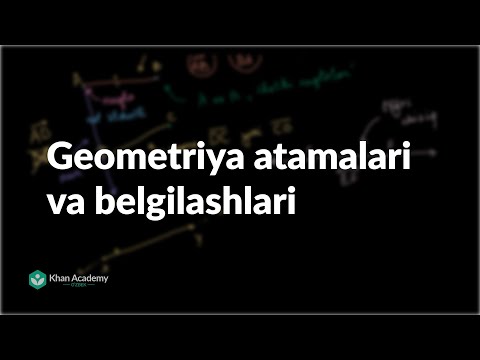 Video: Asosiy geometrik atamalar nima?