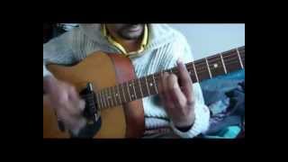 Video thumbnail of "Dragon - April sun in Cuba Guitar lesson Acoustic"