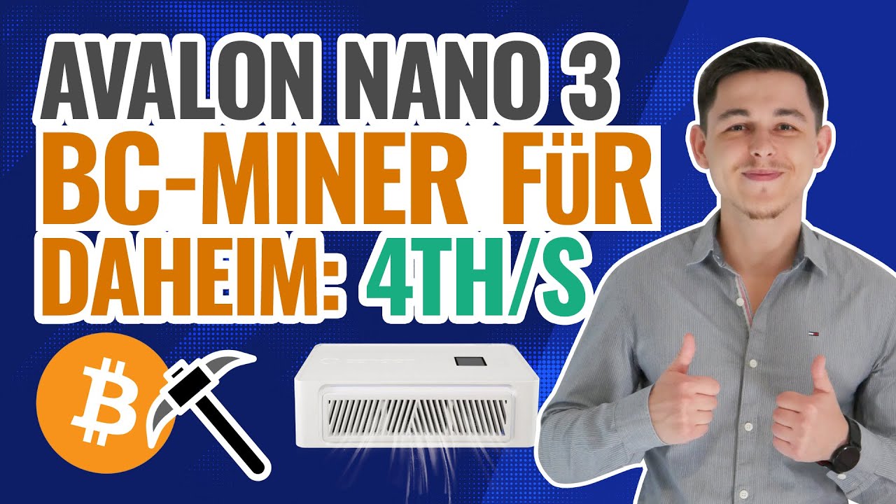 Canaan Avalon Nano 3 Kurs Canaan Avalon Nano 3 Bitcoin Miner – 140 W, Super  Leise Für Zu Hause | 4 Th/s, Inkl. Netzteil Mining Für Anfänger