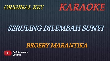 SERULING DILEMBAH SUNYI - BROERY MARANTIKA (KARAOKE) ORIGINAL KEY___BUDI AURA AURA COVER