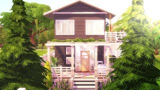 BASE GAME ONLY TINY HOUSE || The Sims 4: Speed Build