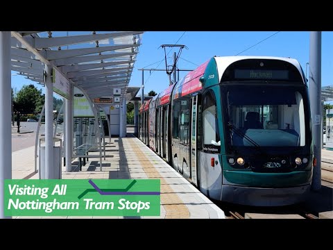 Visiting All Nottingham Tram Stops