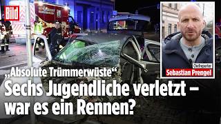 Eine Absolute Trümmerwüste Sechs Jugendliche Bei Crash Verletzt