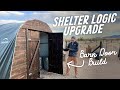 Permanent Door Fix for our Shelter Logic Garage in a Box