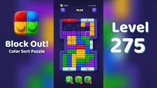 Block Out Level 275 Walkthrough 🧩 | All Levels Solution | Mini Boss