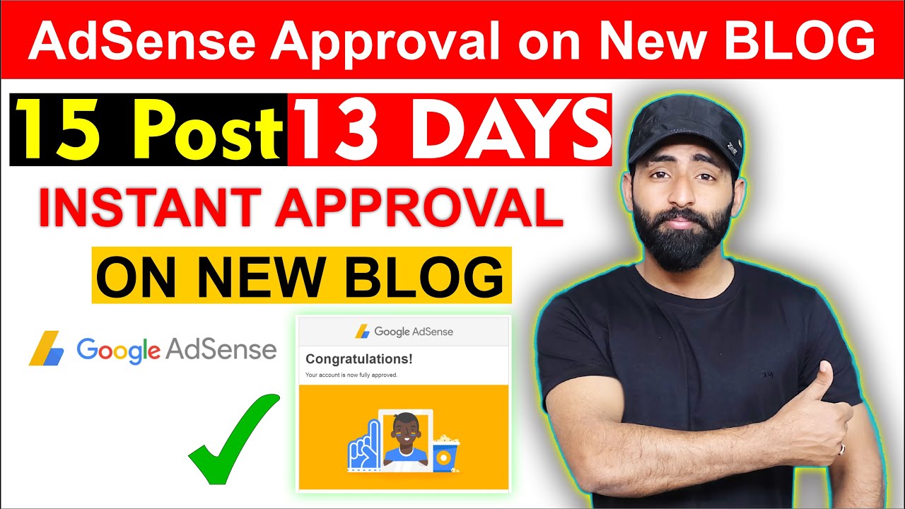 How to get adsense approval on new blog website youtube