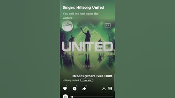 Thumbnail of Oceans (Where Feet May Fail) - Hillsong United #music #relax #feelgoodmusicchannel