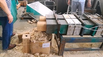 Newly designed wood pallet block machine(size: 145*145mm)