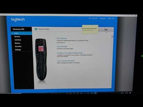 Logitech Harmony 665 Connection Issues