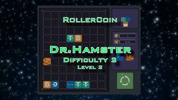 Playing RollerCoin Dr Hamster Game (Difficulty2 Level2)