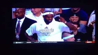 NBA FINALS Game 2: Block of the Night by LeBron James on Tiago Splitter!