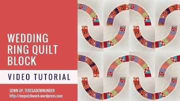 Video tutorial: Wedding ring quilt block