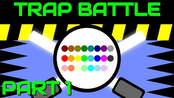 24 Marble Race Battle : Trap Battle PART 1 (by Algodoo)