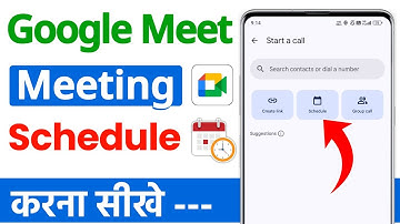 Google meet par meeting schedule kaise kare | how to schedule a meeting in google meet | 2025