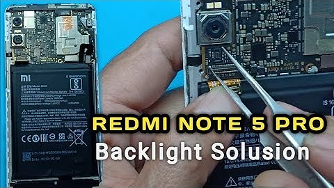 Jalur Lampu LCD Redmi Note 5 pro/Back light Solusion