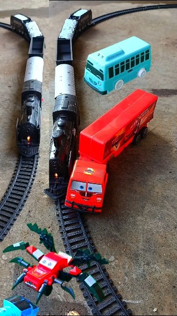 Train Vs Toys, Mcqueen Truck Container, Choo Choo Charles, Train Eater, Thomas and Friends, Bus Tayo