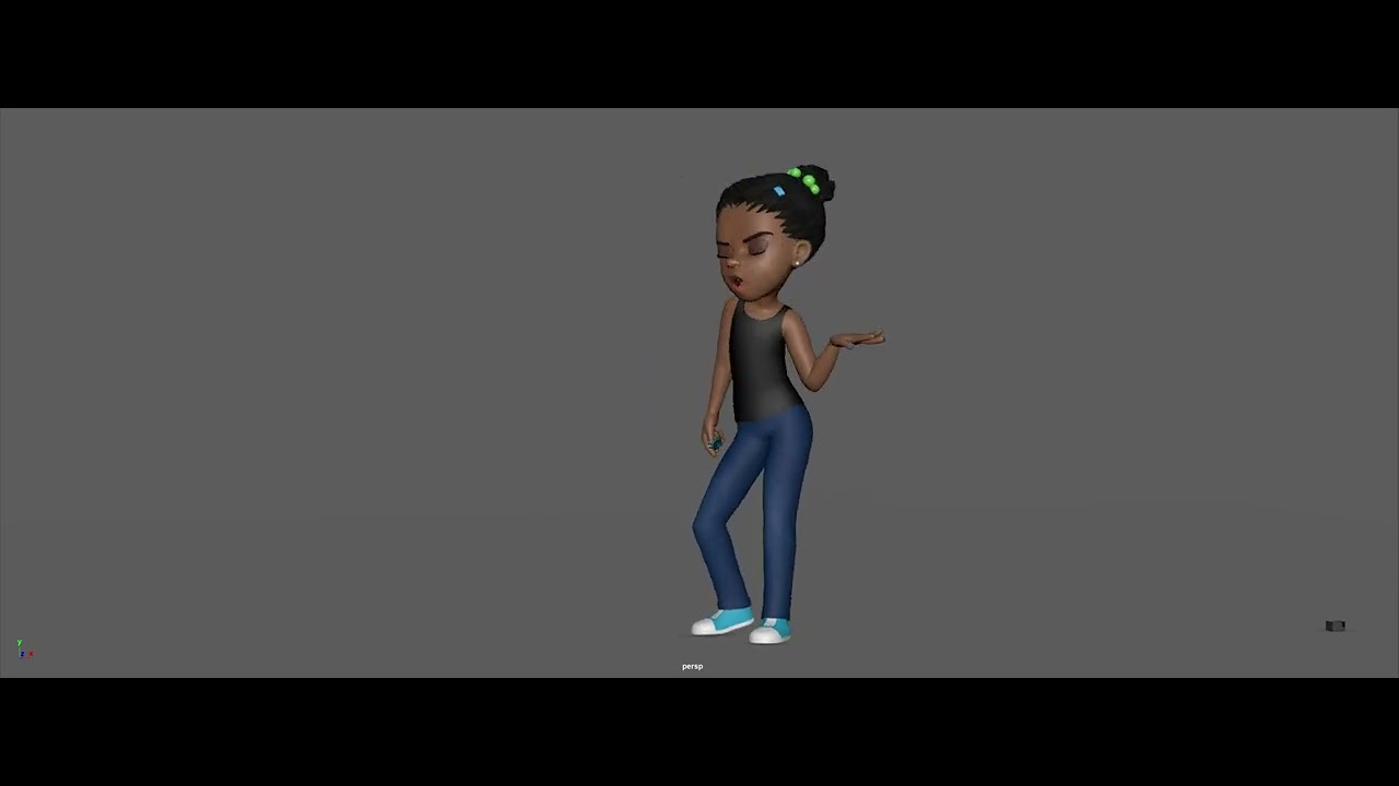 Kyle Rig And Kayla Rig Kayla Rig Animation Test KNB225 - YouTube