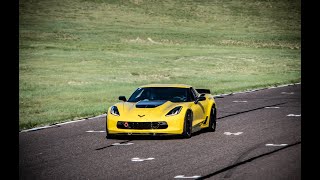 Loud Corvette C7 Z06 Lapping High Plains Raceway: On Board Sounds (Near Crash)!