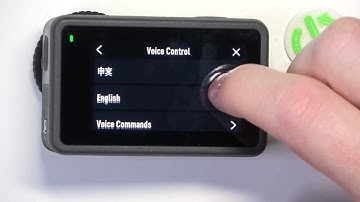 DJI OSMO Action 3 - How To Change Voice Control Language