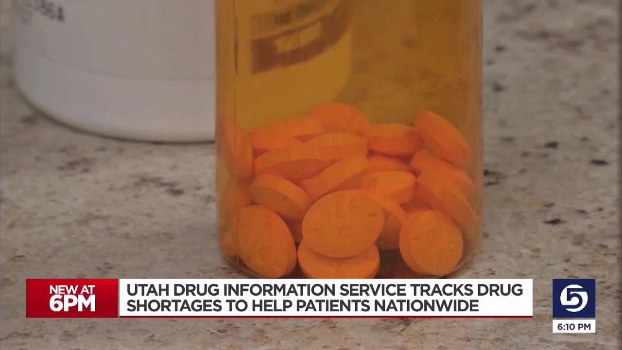 University of Utah's Drug Information Service tracks drug shortages for