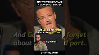 Matthew Perry prays a dangerous prayer #jesus #bible #holyspirit #christianity #god Resimi