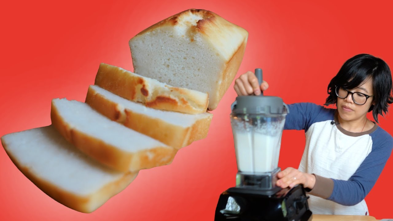 Turn RICE Into Fluffy BREAD In 1 Hour | Flour-less Blender Rice Bread | emmymade