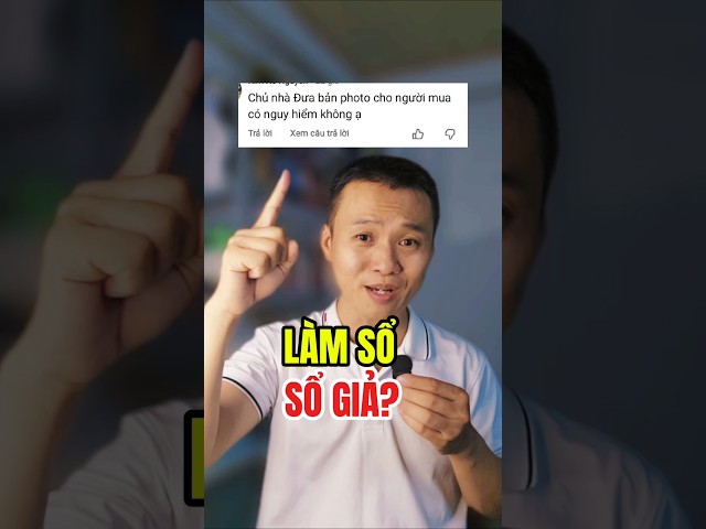 Chủ nhà đưa bản photo sổ hồng cho người mua thì có sao không?