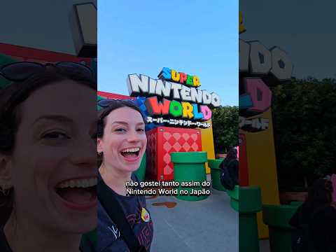 Por que não gostei do Super Nintendo World no Japão #shorts #osaka #japão #universalstudios